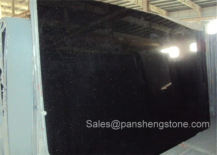 Black galaxy granite slab   Granite Slabs