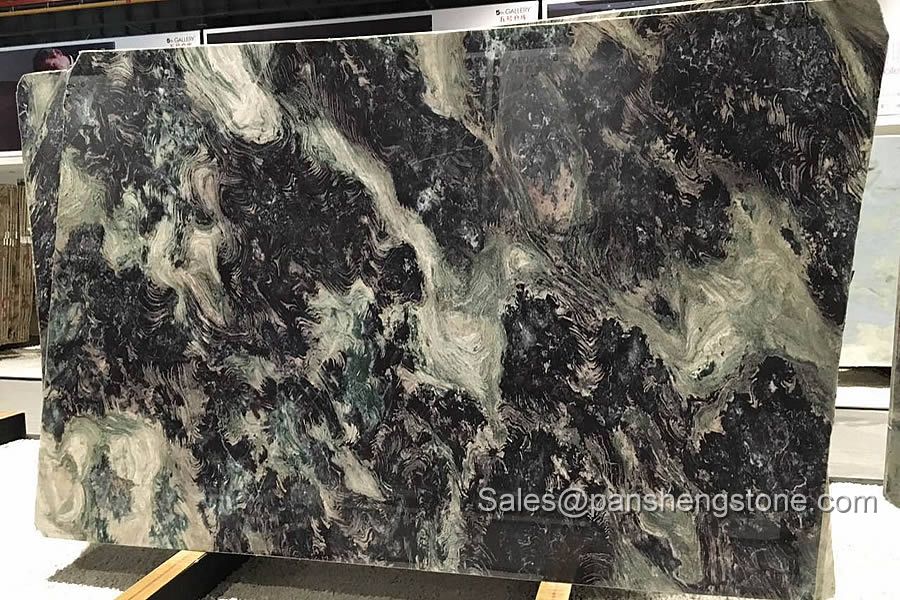 Blue emerald marble slab   Marble Slabs