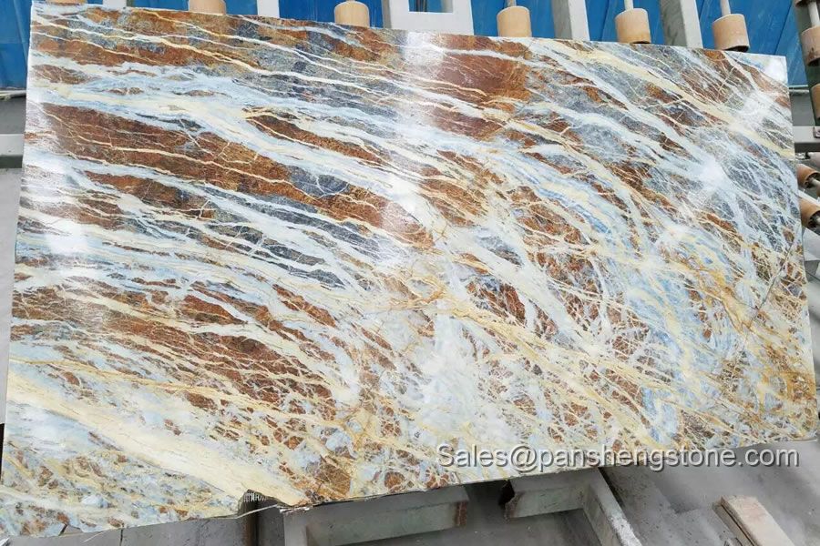 Blue jeans marble slab   Marble Slabs