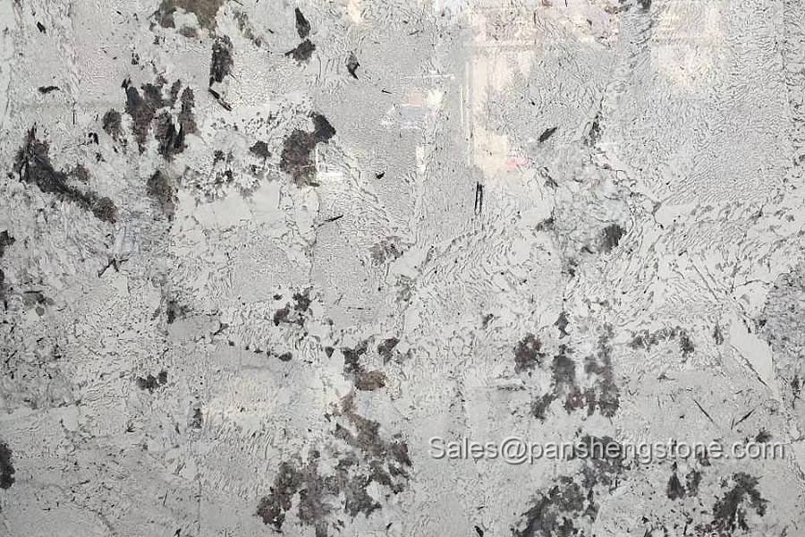 Evolution white granite slab - Pansheng Stone