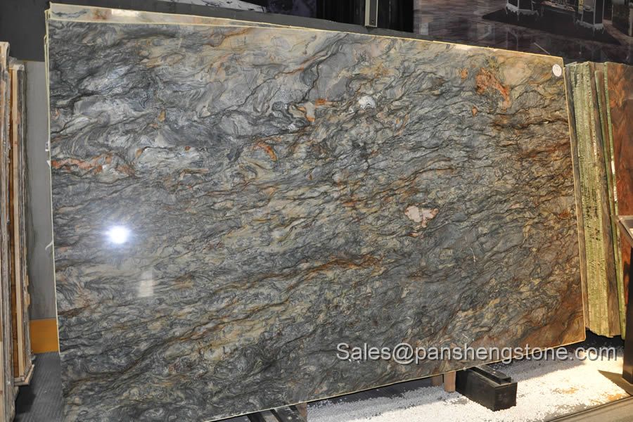 Fusion blue luxury stone slab   Luxury Stone