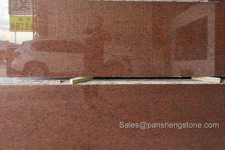 Gardenia red granite slab   Granite Slabs