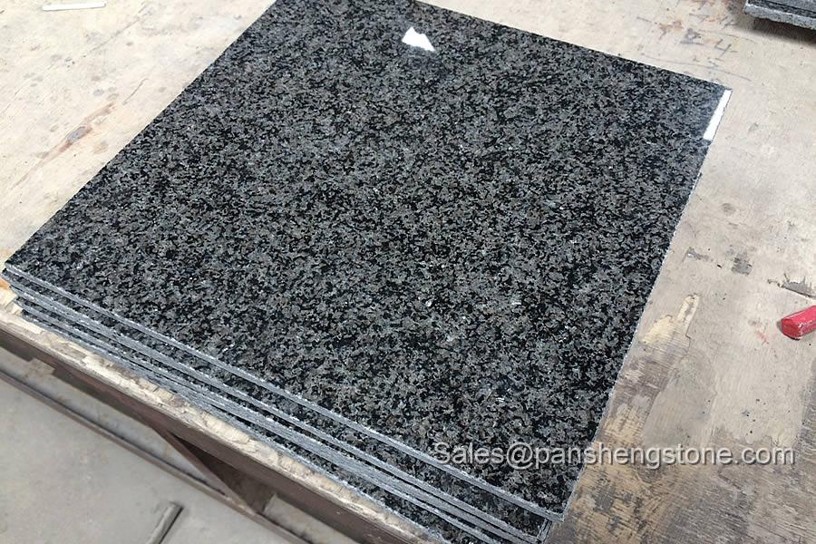 Impala black granite slab   Granite Slabs