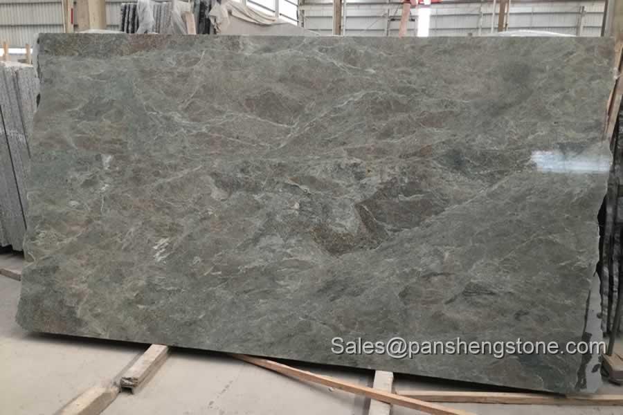 Multicolor green granite slab   Granite Slabs