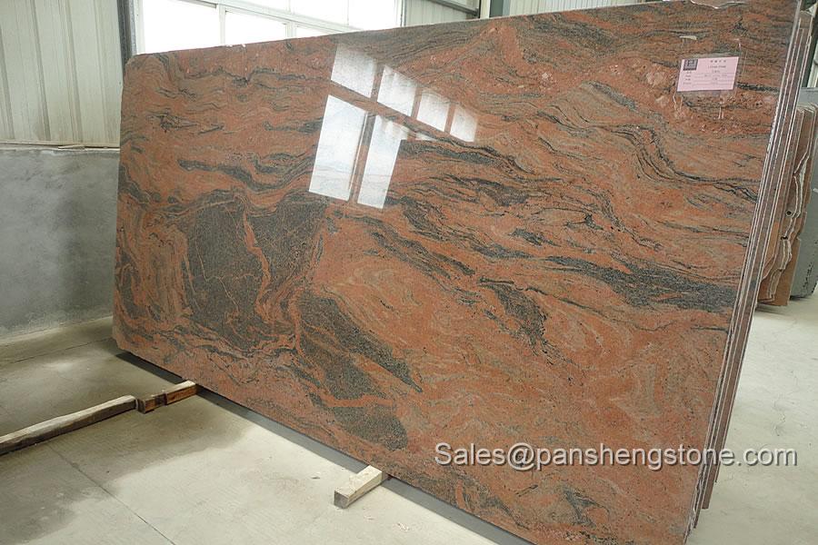 Multicolor red granite slab   Granite Slabs