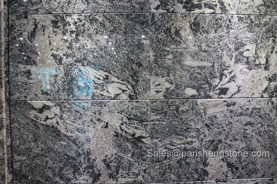 Nero juaparana granite slab   Granite Slabs