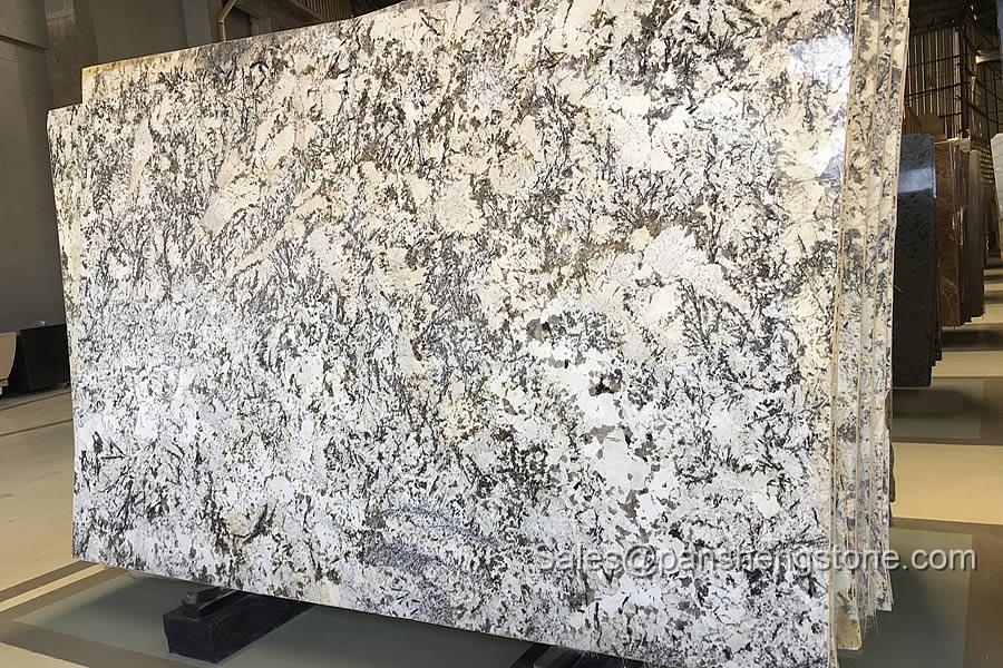 Peacock white granite slab   Granite Slabs