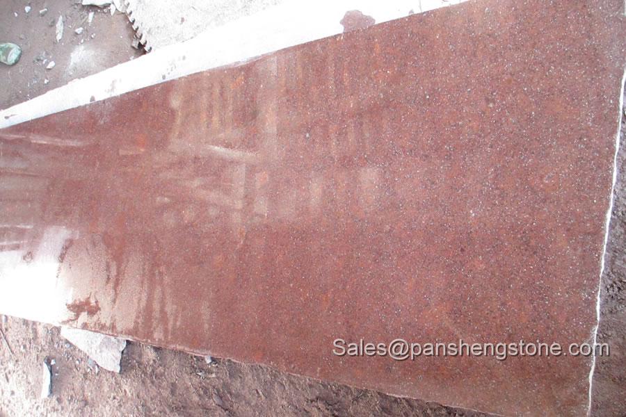 Red porphyry granite slab   Granite Slabs