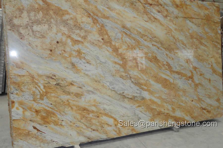 River yellow granite slab   Granite Slabs