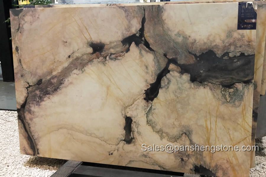 Roma gold luxury stone slab   Luxury Stone