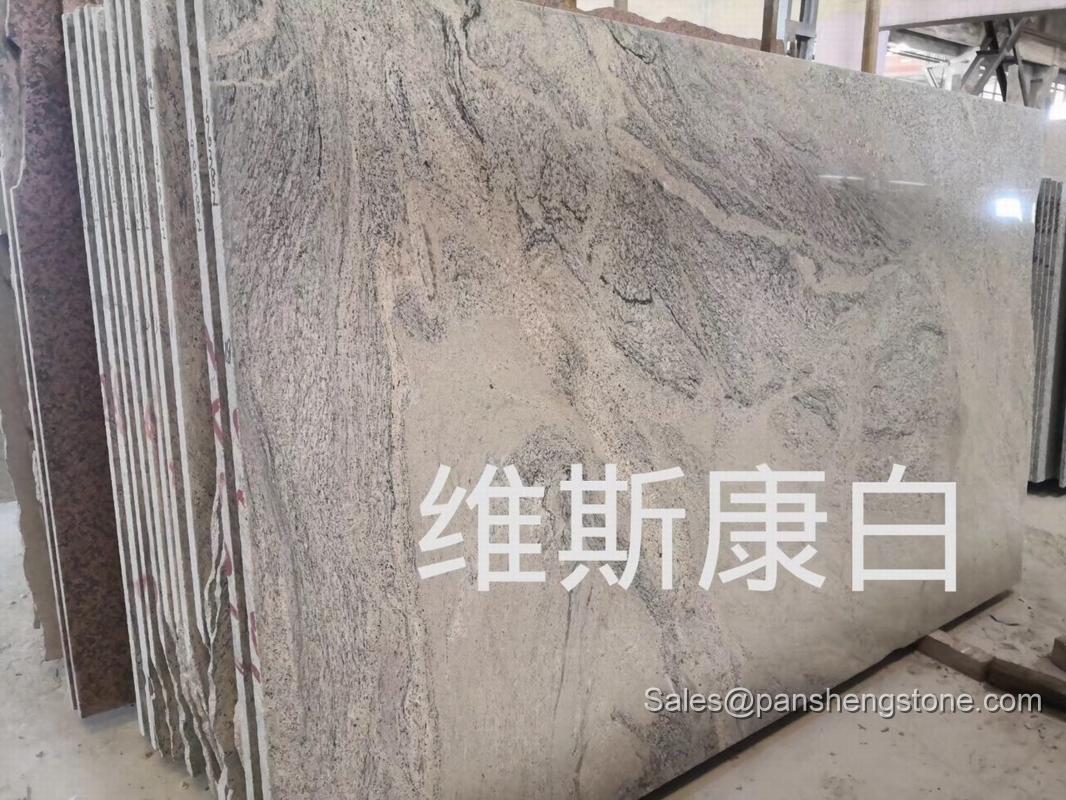 Vitscan white granite slab   Granite Slabs