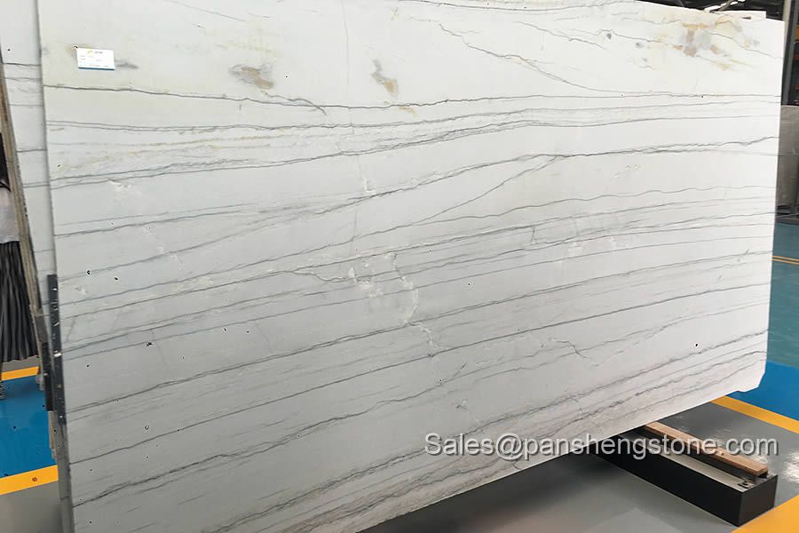 White macaubas luxury stone slab   Luxury Stone