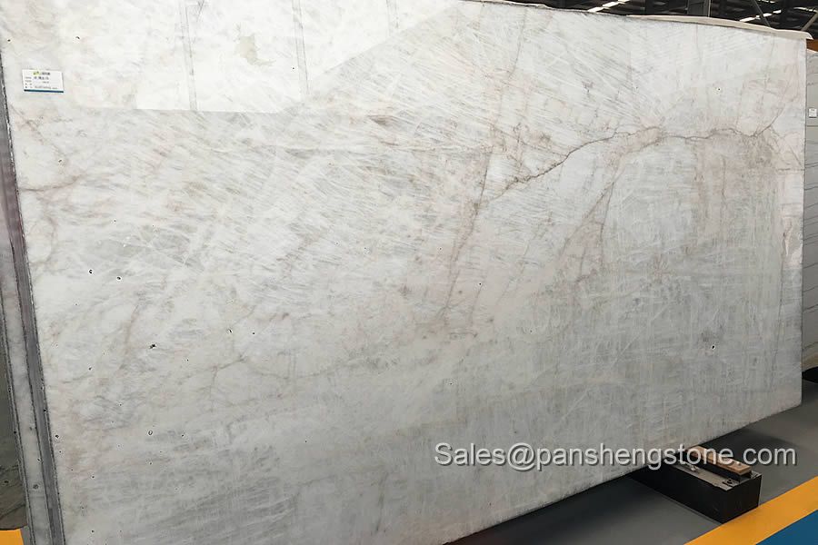 White quartzite luxury stone slab   Luxury Stone