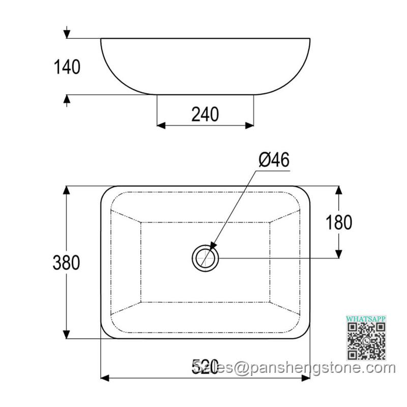 stone bathroom sink