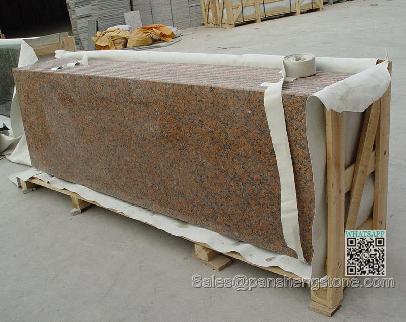 Maple red granite countertop   Granite countertops