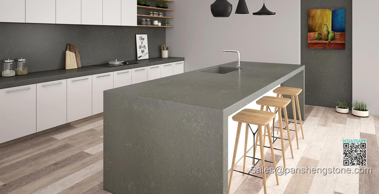 Piatra grey quartz   Quartz Countertops