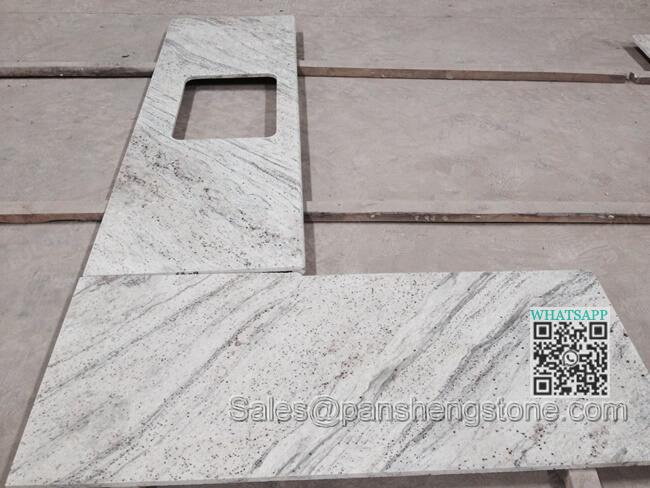 River white granite kitchen countertops   Granite countertops