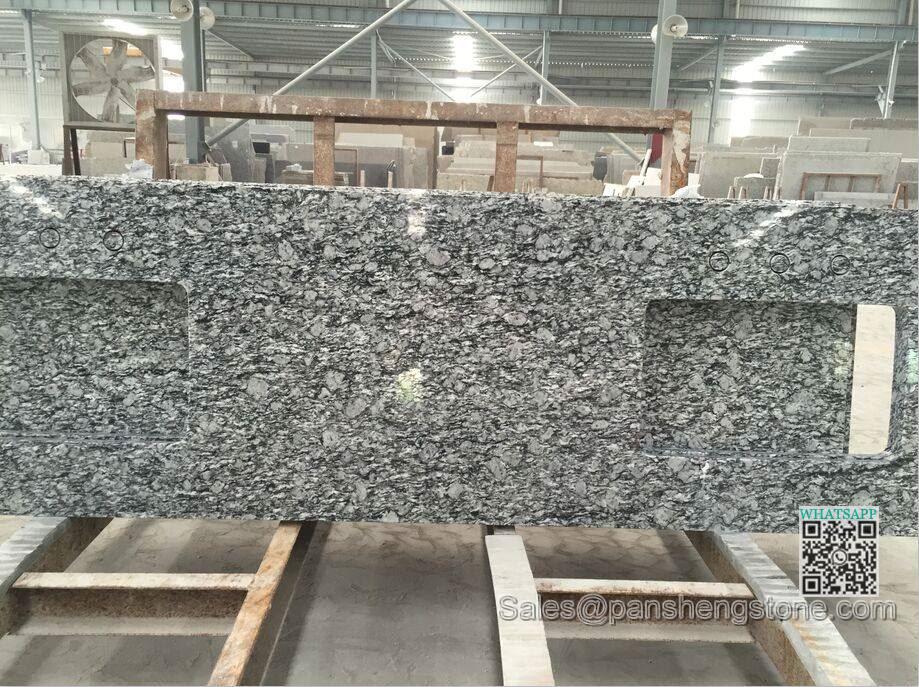 Spray white granite countertops   Granite countertops