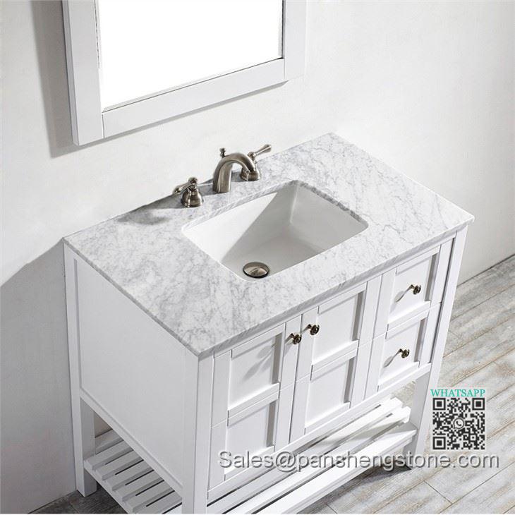 Top quality bianco carrera marble vanity top   Marble vanity tops