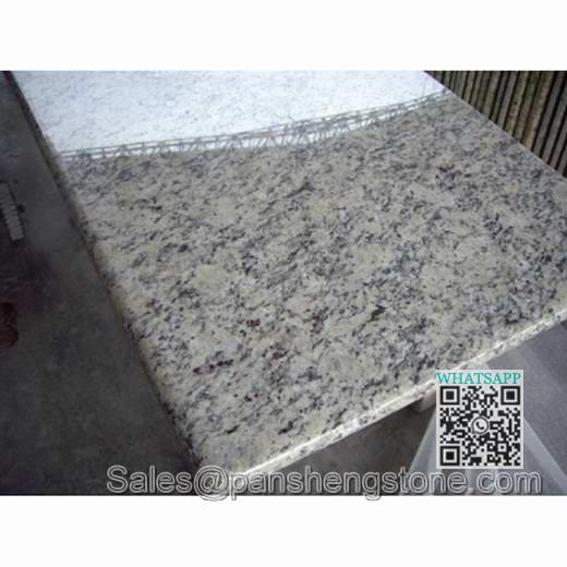 White and gray countertops   Granite countertops