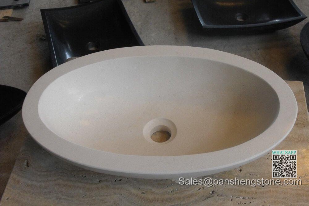 Stone vessel sink