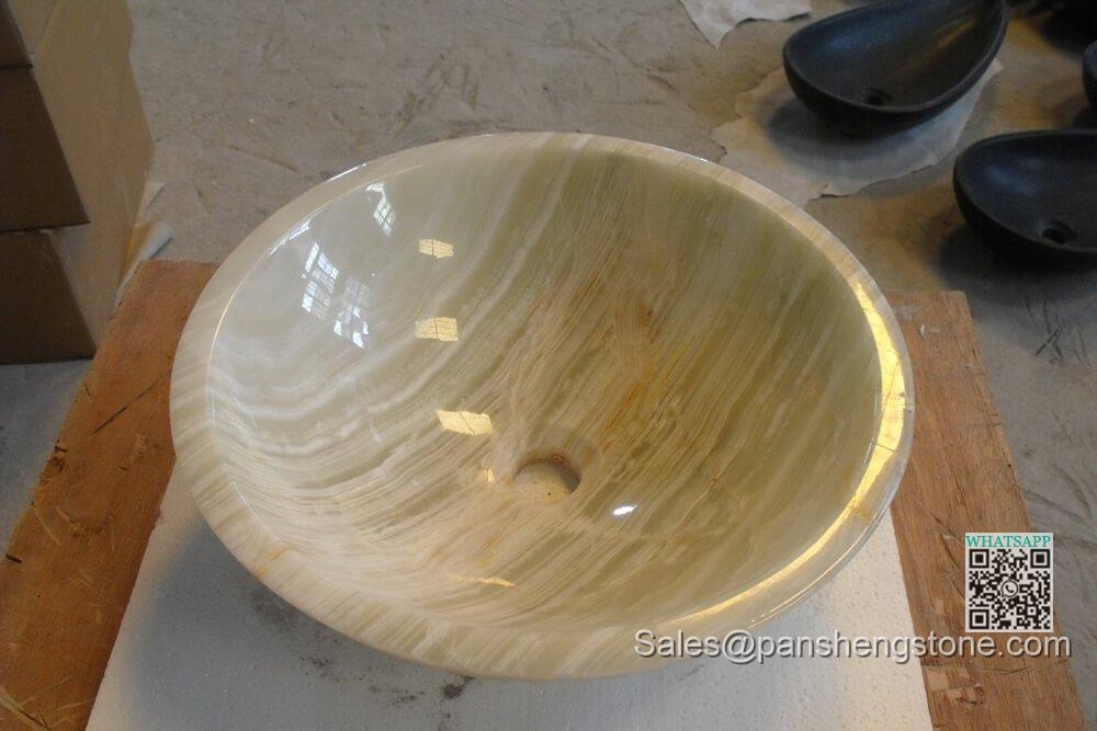 Stone vessel sink