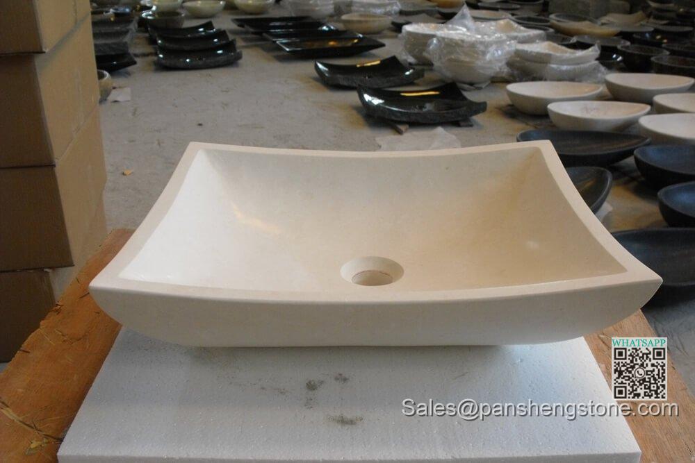 Stone vessel sink