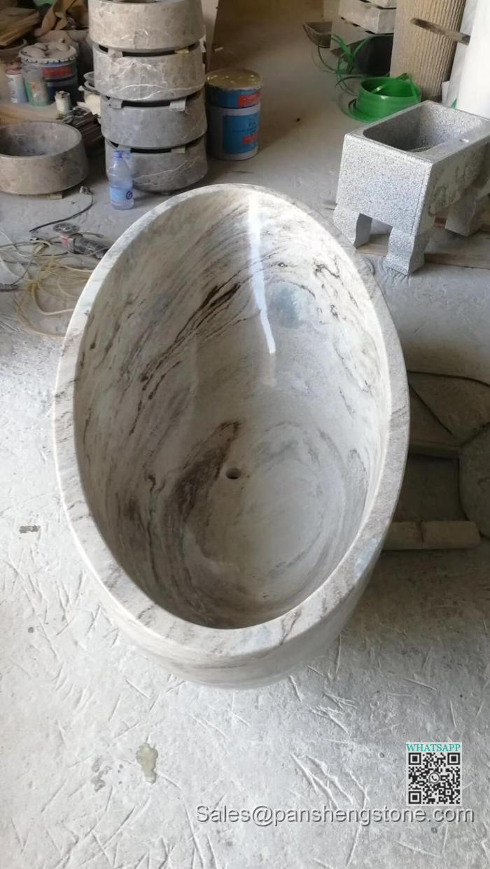 Marble bathtub