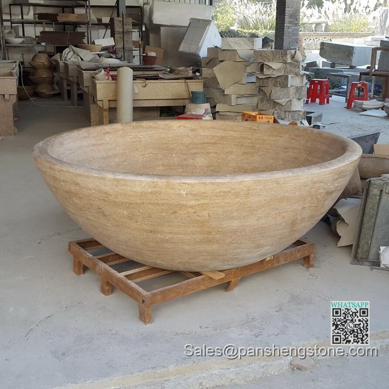 Granite bathtub