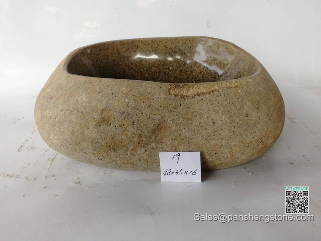 Stone vessel sink