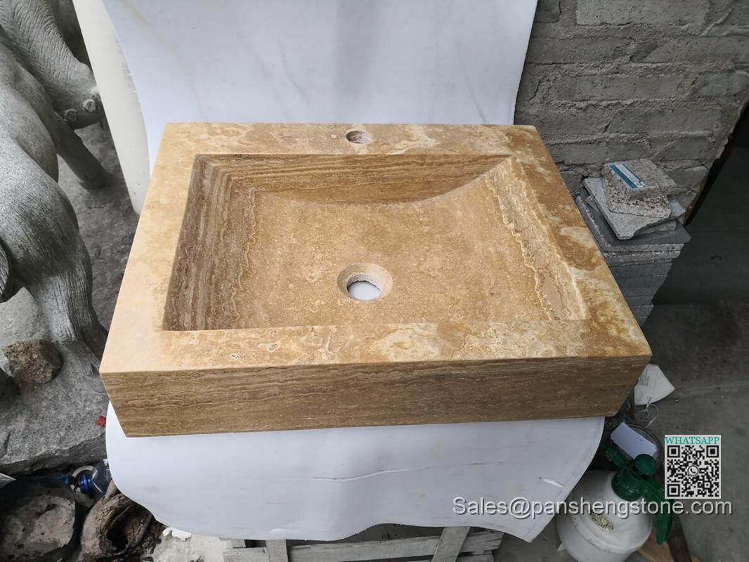 Stone vessel sink