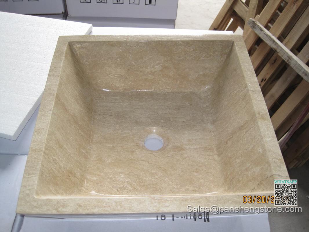 Stone vessel sink