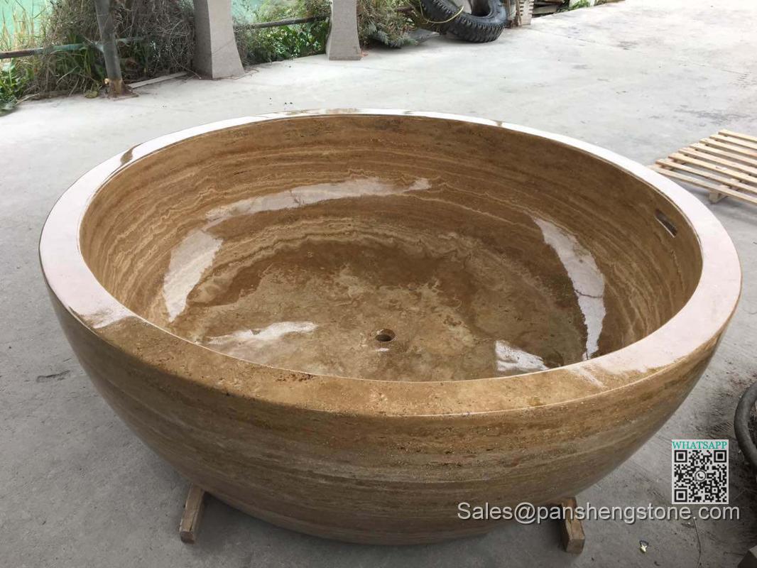 Granite bathtub