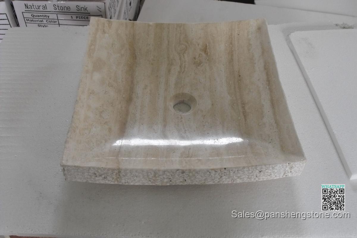 Stone vessel sink