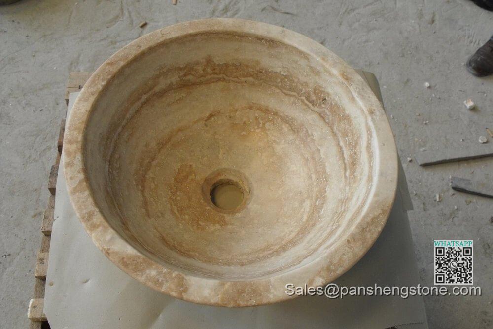 Stone vessel sink