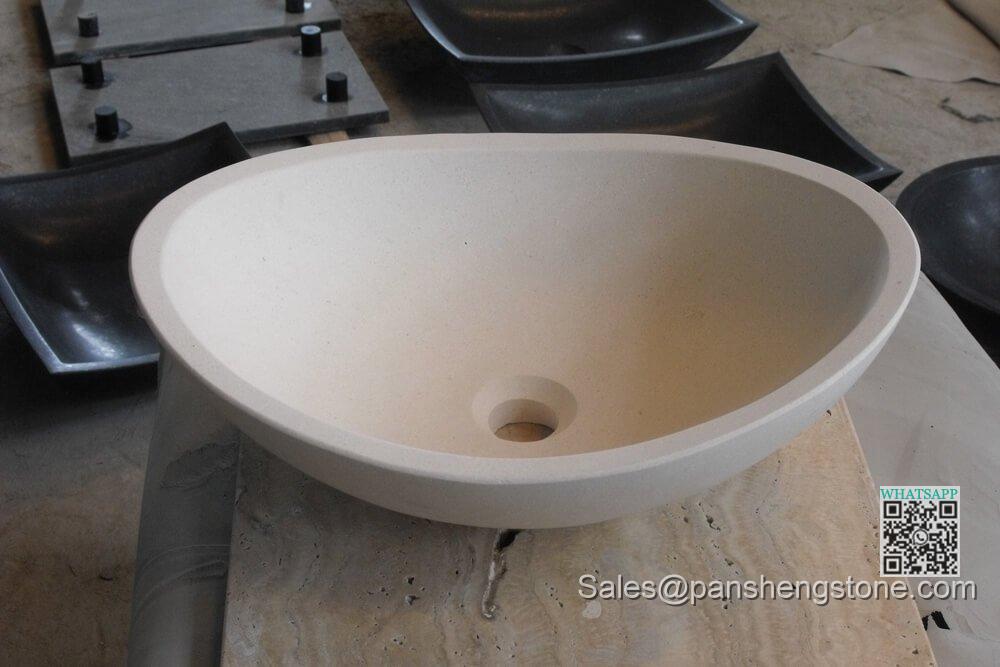 Stone vessel sink