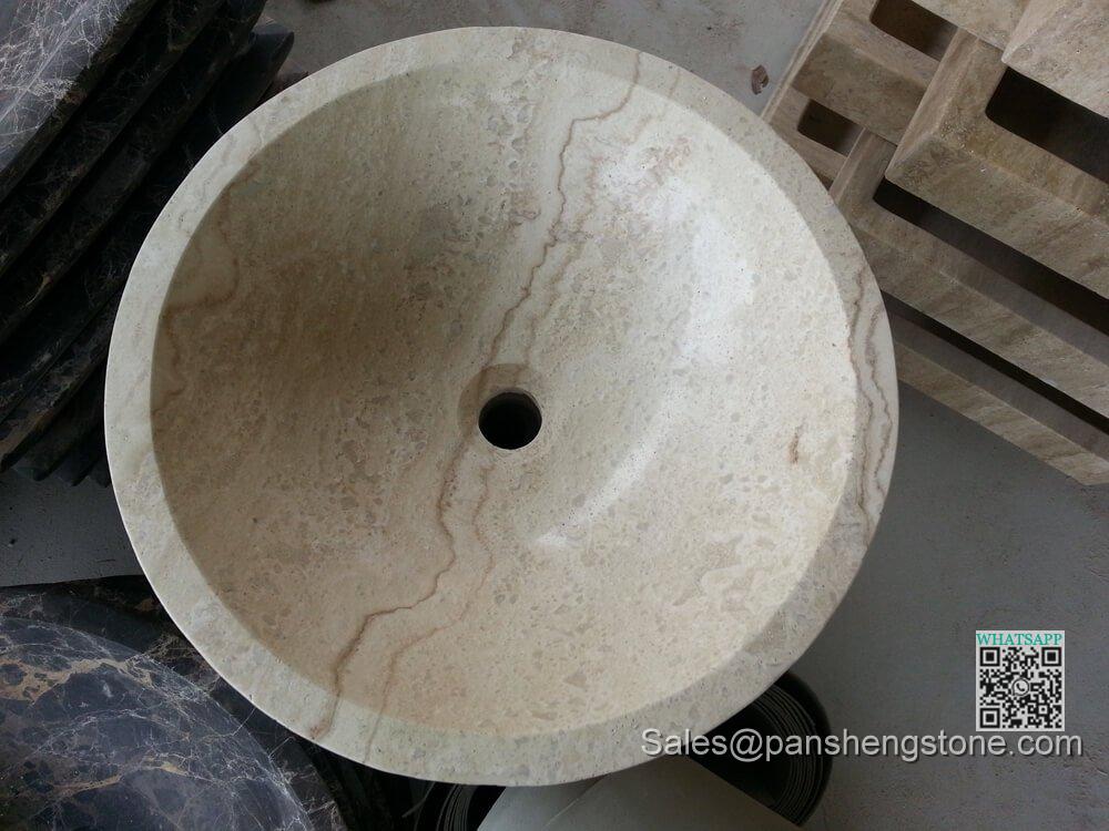 Stone vessel sink